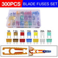300Pcs Car Blade Fuses Assortment Assorted Kit Blade Set Auto Truck Automotive V528-CARBLADEFUSE-300PCS-24902