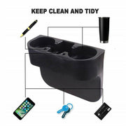 Multifunctional Car Console Gap Cup Holder for Bottles Snacks and Small Items V528-CARDEPOSITBO-BLACK-454112