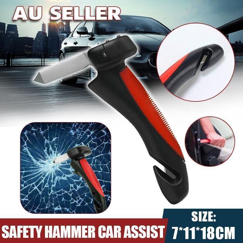 Car Door Handle Disability Elderly Standing Aid Cane Glass Breaker Flashlight Au - 1PC V528-CARDOORARMREST-1PCS-696648