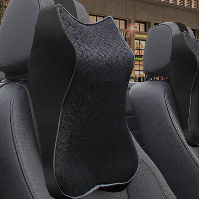 Memory Foam Vehicle Headrest Cushion for Neck and Lumbar Support Comfort V528-CARHEADRESTPAD-1PC-877653