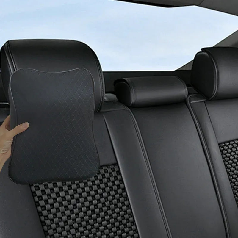 Memory Foam Vehicle Headrest Cushion for Neck and Lumbar Support Comfort V528-CARHEADRESTPAD-1PC-877653