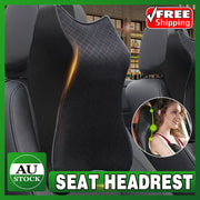 Memory Foam Vehicle Headrest Cushion for Neck and Lumbar Support Comfort V528-CARHEADRESTPAD-1PC-877653