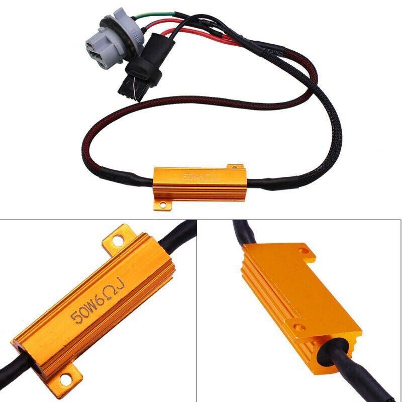 4X 50W Led Load Resistor 12V Lights Front Rear Indicator Hyper Flash Car 4Wd Ute V528-CARLAMPRESISTANCE-4PCS-952546