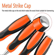 4PCS Woodworking Chisel Set Manual Carving Tools for Wood Craft DIY Projects V528-CARPENTER-CHISEL-4PCS-609894
