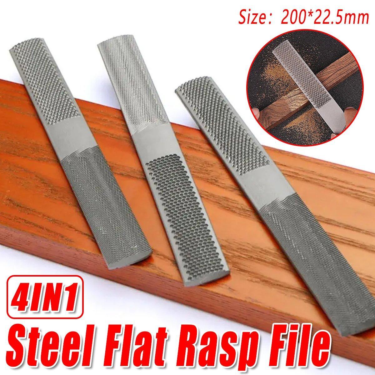 4 in 1 Woodworking File Set Multi Purpose Metal Rasp File DIY Hand Tool Kit V528-CARPENTER-FILE-880866