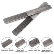 4 in 1 Woodworking File Set Multi Purpose Metal Rasp File DIY Hand Tool Kit V528-CARPENTER-FILE-880866