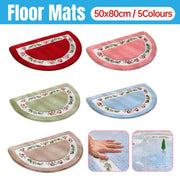Non Slip Entry Mat Indoor Outdoor Mat Washable Foot Mat Foyer Bedroom - Blue V528-CARPET-50-80-BLUE-412432
