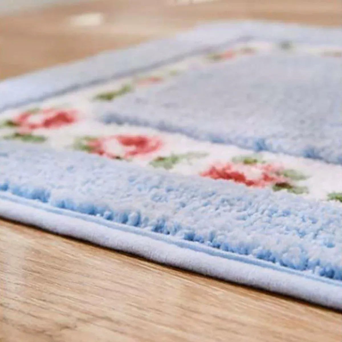 Non Slip Entry Mat Indoor Outdoor Mat Washable Foot Mat Foyer Bedroom - Blue V528-CARPET-50-80-BLUE-412432