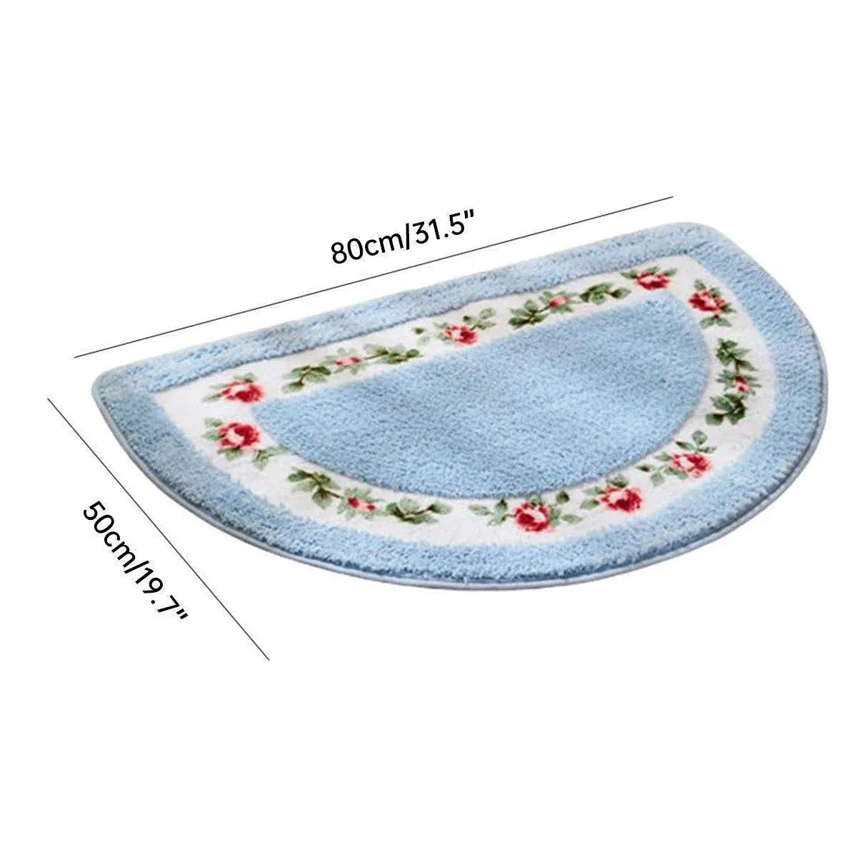 Non Slip Entry Mat Indoor Outdoor Mat Washable Foot Mat Foyer Bedroom - Green V528-CARPET-50-80-GREEN-545742