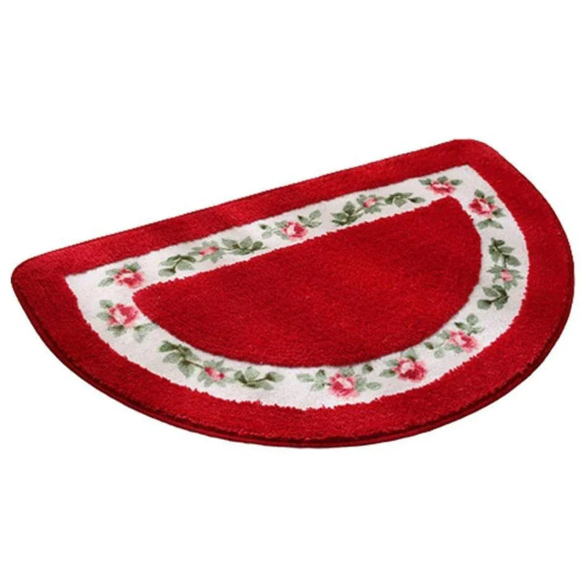Non Slip Entry Mat Indoor Outdoor Mat Washable Foot Mat Foyer Bedroom - Red V528-CARPET-50-80-RED-797214
