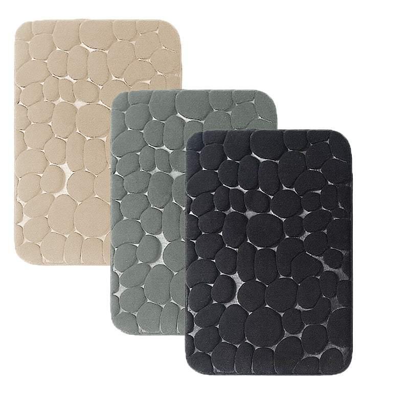 40x60cm Non-Slip Memory Foam Bath Mat Super Absorbent Floor Rug for Bathroom Use - Grey V528-CARPET-GREY-40-60-68549