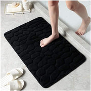 40x60cm Non-Slip Memory Foam Bath Mat Super Absorbent Floor Rug for Bathroom Use - Grey V528-CARPET-GREY-40-60-68549