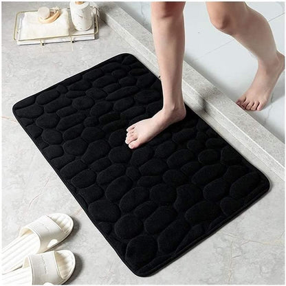 40x60cm Non-Slip Memory Foam Bath Mat Super Absorbent Floor Rug for Bathroom Use - Khaki V528-CARPET-KHAKI-40-60-75245