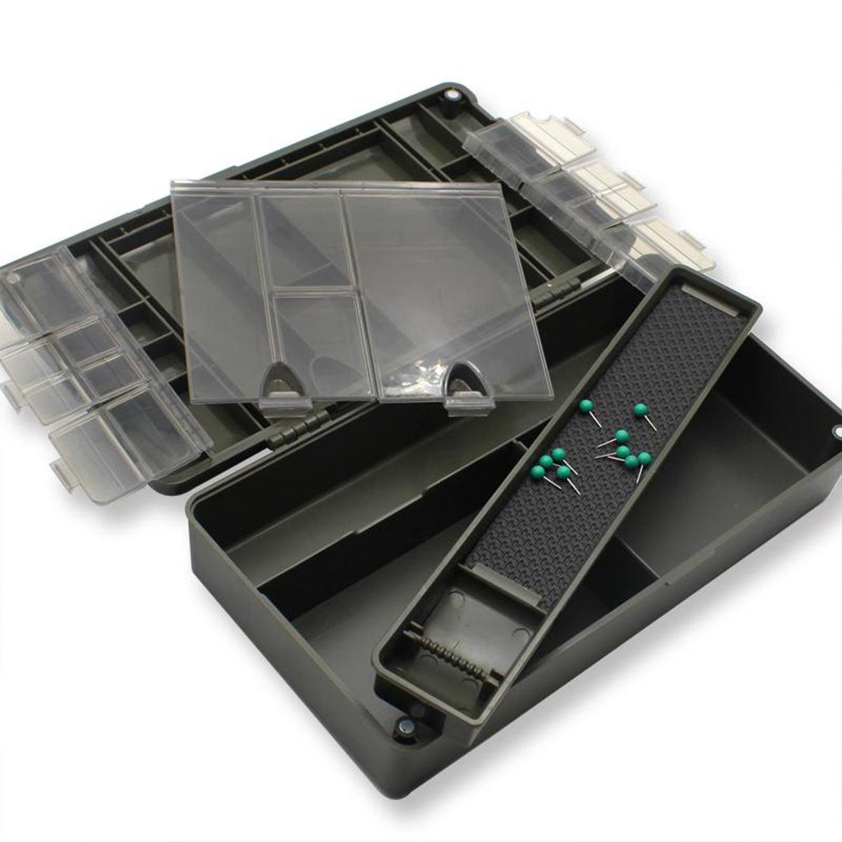 Fishing Accessories Multifunctional Storage Box Tackle Organizer Case Waterproof V528-CARPFISH-COMPARTMENT-BOX-846596