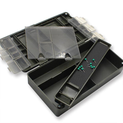 Fishing Accessories Multifunctional Storage Box Tackle Organizer Case Waterproof V528-CARPFISH-COMPARTMENT-BOX-846596