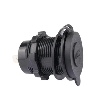 1x Dual USB Car Charger QC 3.0 Quick Charge 12V-24V Power Outlet - Blue V528-CARQUICKCHARGE-BLUE-588383