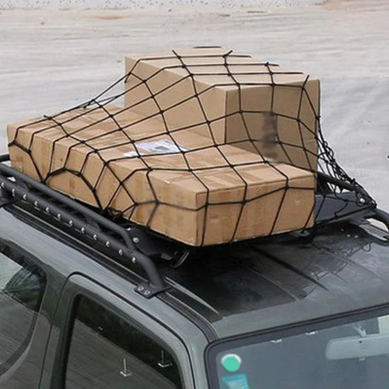 Car Roof Top Rack Basket Luggage Bungee Net Cargo Mesh Carrier Cover Storage V528-CARROOF-883115