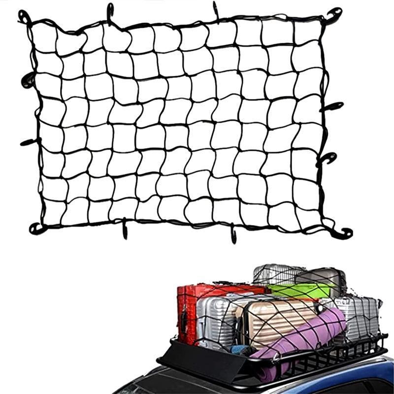 Car Roof Top Rack Basket Luggage Bungee Net Cargo Mesh Carrier Cover Storage V528-CARROOF-883115