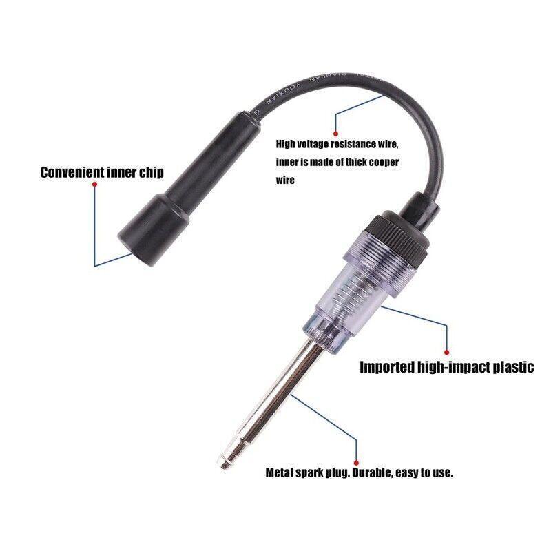 Spark Plug Tester In Line Ignition System Detector Coil Test Tools Engine V528-CARSPARKPLUG-700271