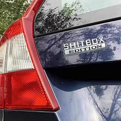 Funny Car Emblem Badge Sticker 8x3cm Metal Self-Adhesive for Rear Boot or Window V528-CARSTICKERS-12184