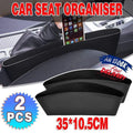2PCS Seat Side Gap Organiser Storage Box for Phone and Keys Black V528-CARSTORAGE-2PCS-88638