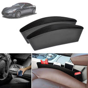 2PCS Seat Side Gap Organiser Storage Box for Phone and Keys Black V528-CARSTORAGE-2PCS-88638