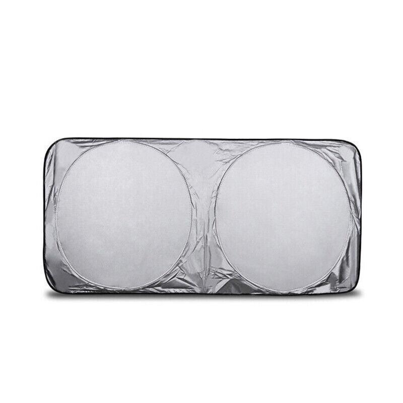 Car Windshield Sunshade Foldable 150x70cm UV Block Front Visor for SUV Van V528-CARSUNSHADE-857844