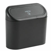Mini Car Trash Bin with Lid Multifunction Rubbish Can for Vehicle Office Desktop Use V528-CARTRASH-BLACK-20921