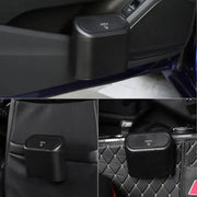 Mini Car Trash Bin with Lid Multifunction Rubbish Can for Vehicle Office Desktop Use V528-CARTRASH-BLACK-20921