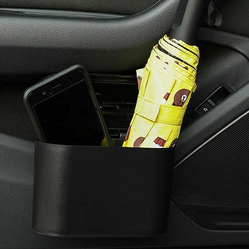 Mini Car Trash Bin with Lid Multifunction Rubbish Can for Vehicle Office Desktop Use V528-CARTRASH-BLACK-20921