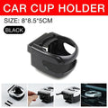 Car Cup Holder Air Vent Drink Mount Black Clip-On Can Bottle Holder for Vehicle Black V528-CARTRAYCUPHOLDER-BLACK-58470
