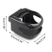 Car Cup Holder Air Vent Drink Mount Black Clip-On Can Bottle Holder for Vehicle Black V528-CARTRAYCUPHOLDER-BLACK-58470