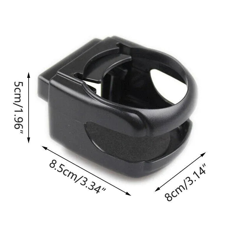 Car Cup Holder Air Vent Drink Mount Black Clip-On Can Bottle Holder for Vehicle Black V528-CARTRAYCUPHOLDER-BLACK-58470