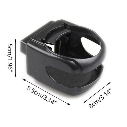 Car Cup Holder Air Vent Drink Mount Black Clip-On Can Bottle Holder for Vehicle Black V528-CARTRAYCUPHOLDER-BLACK-58470
