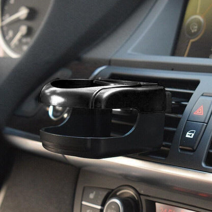 Car Cup Holder Air Vent Drink Mount Black Clip-On Can Bottle Holder for Vehicle Black V528-CARTRAYCUPHOLDER-BLACK-58470