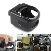 Car Cup Holder Air Vent Drink Mount Black Clip-On Can Bottle Holder for Vehicle Black V528-CARTRAYCUPHOLDER-BLACK-58470