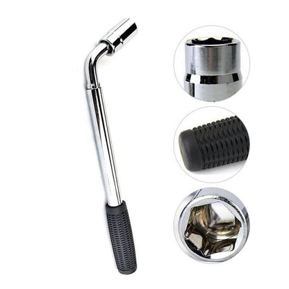 Extendable Car Wheel Brace Heavy Duty Nut Lug Wrench Sockets 17/19mm & 21/23mm V528-CARWHEELBRACE-738483