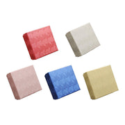 25X Jewelry Gift Boxes Shell Pattern 7.5CM Small GiftBox Empty Jewelry With Foam - Red V528-CASKET-25PCS-RED-269651