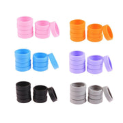 16PCS Silicone Luggage Wheels Cover Caster Shoes Wheel Protector for Luggage - Black V528-CASTER-SHOES-BLACK-16PCS-659421