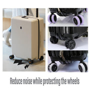 16PCS Silicone Luggage Wheels Cover Caster Shoes Wheel Protector for Luggage - Black V528-CASTER-SHOES-BLACK-16PCS-659421