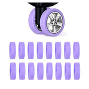 16PCS Silicone Luggage Wheels Cover Caster Shoes Wheel Protector for Luggage - Black V528-CASTER-SHOES-BLACK-16PCS-659421