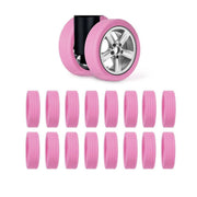 16PCS Silicone Luggage Wheels Cover Caster Shoes Wheel Protector for Luggage - Black V528-CASTER-SHOES-BLACK-16PCS-659421