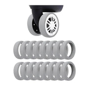 16PCS Silicone Luggage Wheels Cover Caster Shoes Wheel Protector for Luggage - Black V528-CASTER-SHOES-BLACK-16PCS-659421