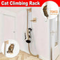 Cat Climbing Frame Rope Leash Jumping Platform for Cats Interactive Play Set V528-CAT-CLIMBER-15DK-491437