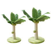 Cat Scratching Coconut Tree Kitten Post Sisal Covered Scratcher Pole Toy 32/38cm - M V528-CAT-CLIMBER-GREEN-M-851139
