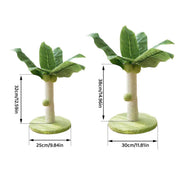 Cat Scratching Coconut Tree Kitten Post Sisal Covered Scratcher Pole Toy 32/38cm - M V528-CAT-CLIMBER-GREEN-M-851139