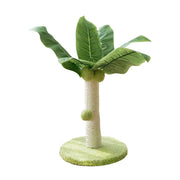 Cat Scratching Coconut Tree Kitten Post Sisal Covered Scratcher Pole Toy 32/38cm - M V528-CAT-CLIMBER-GREEN-M-851139