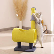 Climbing Frame Cat Scratching Post Jumping Platform Pet Toys for Cats and Kitten - Yellow V528-CAT-CLIMBER-YELLOW-571903