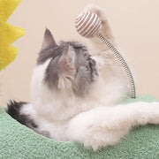 Climbing Frame Cat Scratching Post Jumping Platform Pet Toys for Cats and Kitten - Yellow V528-CAT-CLIMBER-YELLOW-571903