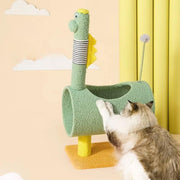 Climbing Frame Cat Scratching Post Jumping Platform Pet Toys for Cats and Kitten - Yellow V528-CAT-CLIMBER-YELLOW-571903